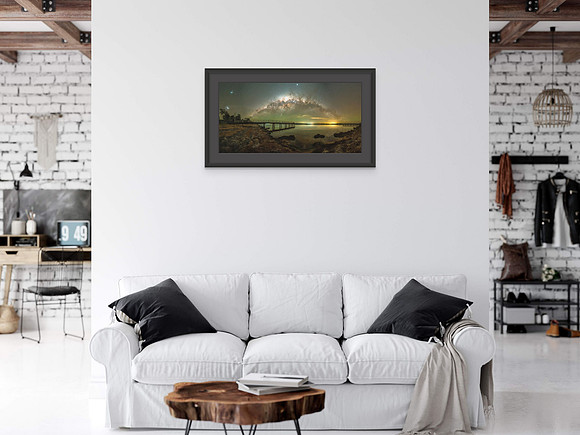 Lake Towerrinning Pano 2 (2x1 ratio) FRAMED PRINT (NAS0088_2x1)