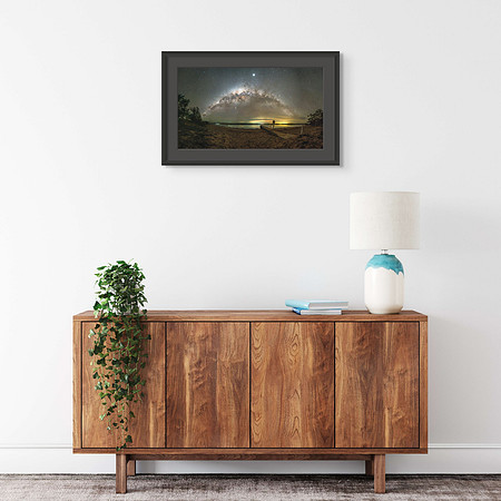 Lake Towerrinning Pano (16x9 ratio) FRAMED PRINT (NAS0086_16x9)